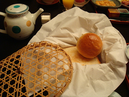 朝食のパン@強羅花壇