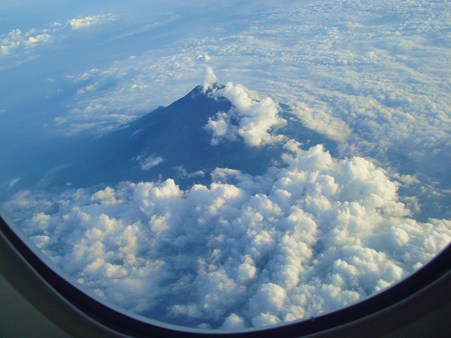 富士山シャンプー中