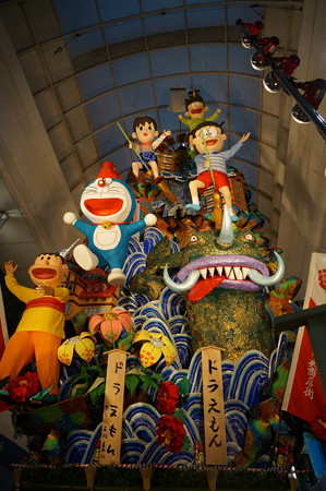 13 2014年 博多祇園山笠 飾り山笠 ドラえもん 川端中央街 (8)
