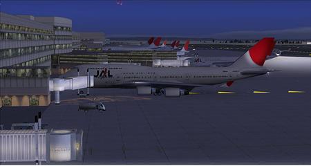fsx RJTT プッシュバック